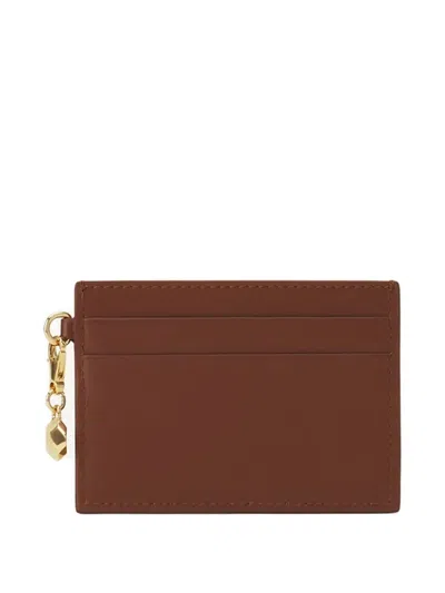 Lanvin Séquence Leather Cardholder In Brown