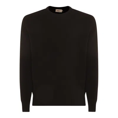 Altea Crew-neck Long-sleeve Sweater In Black