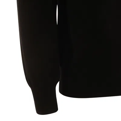 Altea Crew-neck Long-sleeve Sweater In Black