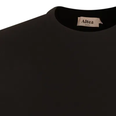 Altea Crew-neck Long-sleeve Sweater In Black