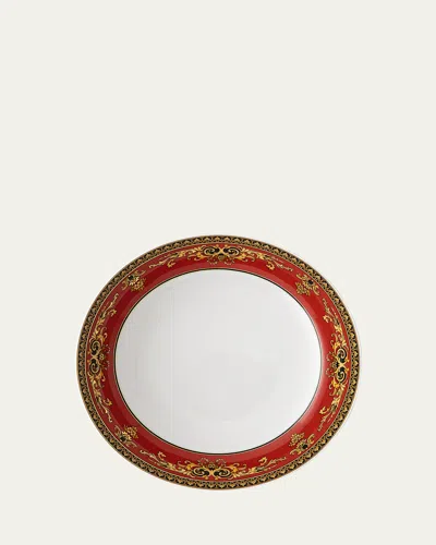 Versace Medusa Modern Dinner Plate In Red