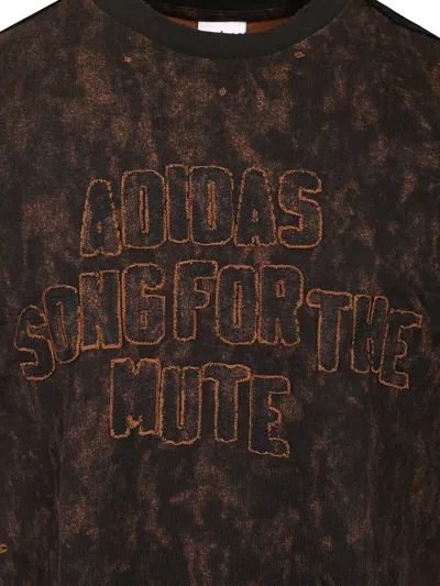 Adidas X Song For The Mute Tee Ss T-shirt Black In Brown