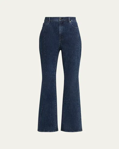 Veronica Beard Exclusive Beverly Embellished Skinny Flare Jeans In Blue
