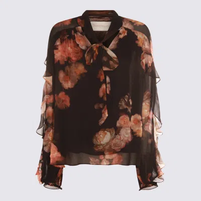 Zimmermann Hypnotic Ruffled Blouse In Black