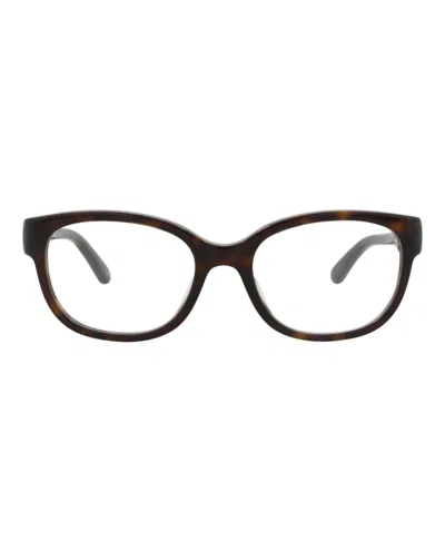 Pre-owned Balenciaga Women's  Squareframe Acetate Optical Frames In Havana Havana Transparent (bb0214o/30011975