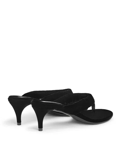 Alaïa Alaia Women Velvet Heel Flip-flops Mule In Animal Print