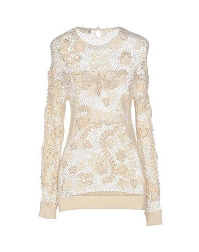 Shop Valentino Sweaters In Ivory