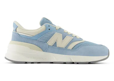 Pre-owned New Balance 997r Sneakers In Chrome Blue/linen In Multi