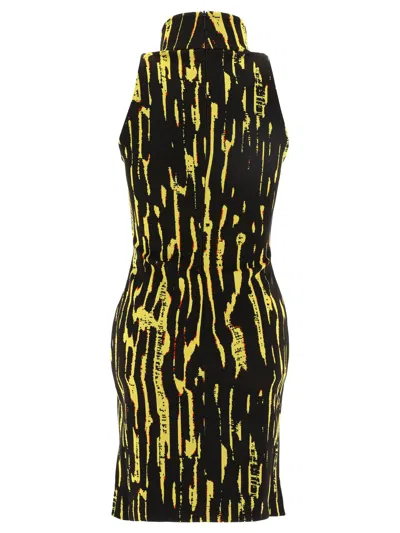 Ambush Jacquard Mini Dress In Black