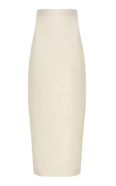 Marlies Grace Olivia Wool-blend Maxi Column Skirt In Multi