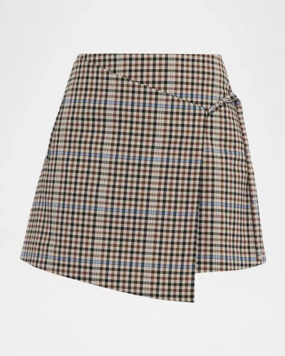 Rails Nial Check Mini Skirt In Multi