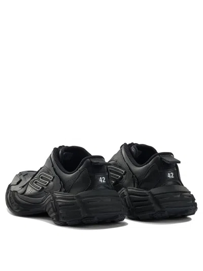 Balenciaga Monday Low-top Sneakers In Black