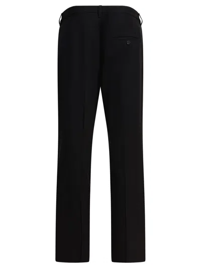 Balenciaga Men Wool Tailored Pants In Animal Print