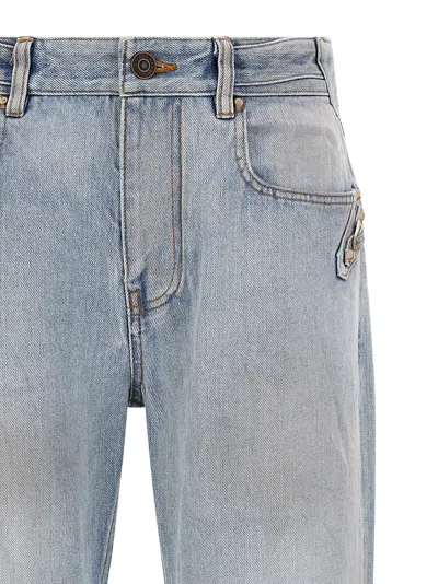 Balenciaga Urban Denim Trousers Five-pocket Design In Blue