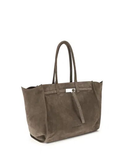 Benedetta Bruzziches Brown Calf Leather Bos Taurus Shoulder Bag In Brown