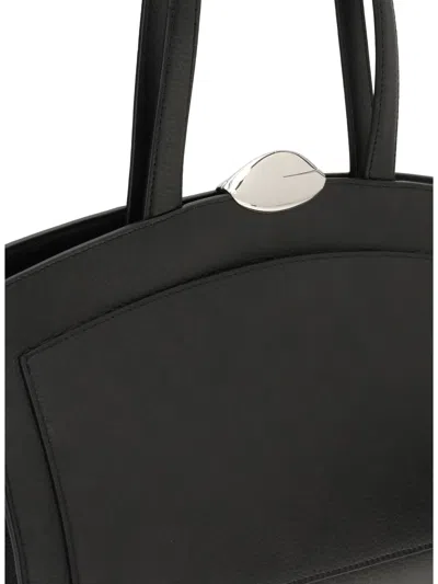 Benedetta Bruzziches Womens Nightly Serena Leather Shoulder Bag In Black