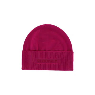 Pre-owned Givenchy Ribbed Embroidered Logo Beanie 'peony Multi' | Multi-color | Women's Size Onesize