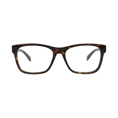 Pre-owned Alexander Mcqueen Square-frame Acetate Optical Frames 'havana Transparent' | Multi-color | Men's Siz