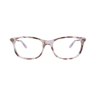 Pre-owned Bottega Veneta Square-frame Acetate Optical Frames 'avana Violet Transparent' | Multi-color | Women'