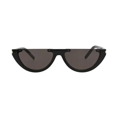 Pre-owned Saint Laurent Cat Eye-frame Recycled Acetate Sunglasses 'black' | Men's Size Onesize