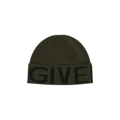 Pre-owned Givenchy Jacquard Logo Beanie 'khaki Multi' | Multi-color | Men's Size Onesize