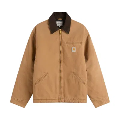 Pre-owned Carhartt Wip Og Detroit Jacket 'hamilton Brown/tobacco' | Men's Size M