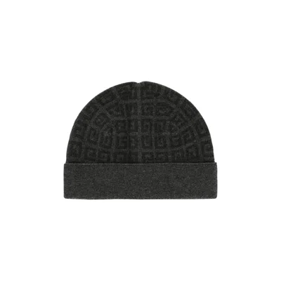 Pre-owned Givenchy Knit Double Face Beanie 'grey Multi' | Multi-color | Women's Size Onesize