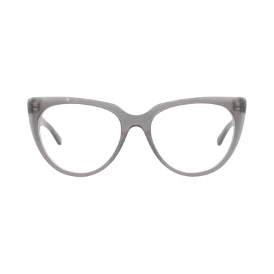 Pre-owned Balenciaga Cat Eye-frame Acetate Optical Frames 'grey Transparent' | Women's Size Onesize In Gray