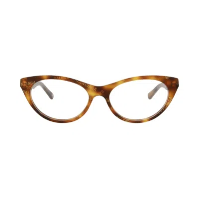 Pre-owned Balenciaga Cat Eye-frame Acetate Optical Frames 'havana Transparent' | Multi-color | Women's Size On