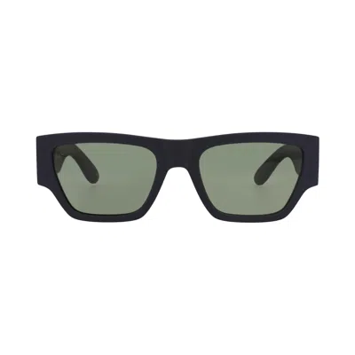 Pre-owned Alexander Mcqueen Square-frame Recycled Acetate Sunglasses 'blue Green' | Multi-color | Men's Size O