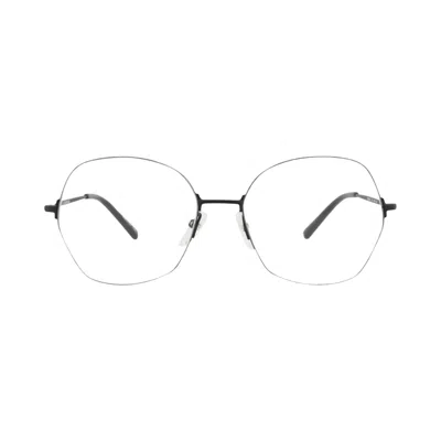 Pre-owned Balenciaga Round-frame Metal Optical Frames 'black Transparent' | Multi-color | Men's Size Onesize