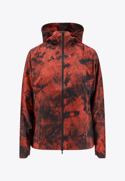 Y-3 X Adidas Aop Drawstring Hooded Jacket In Multi