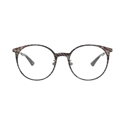 Pre-owned Balenciaga Round-frame Metal Optical Frames 'ruthenium Transparent' | Multi-color | Women's Size One