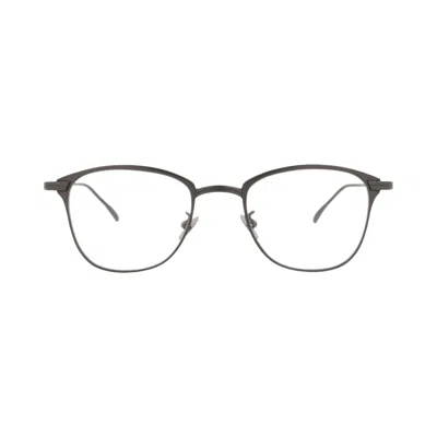 Pre-owned Bottega Veneta Square-frame Titanium Optical Frames 'ruthenium Transparent' | Multi-color | Men's Si