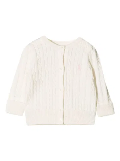 Polo Ralph Lauren Cable-knit Cardigan In White