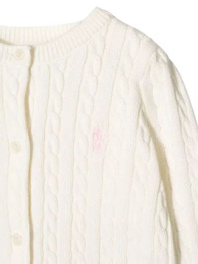 Polo Ralph Lauren Cable-knit Cardigan In White