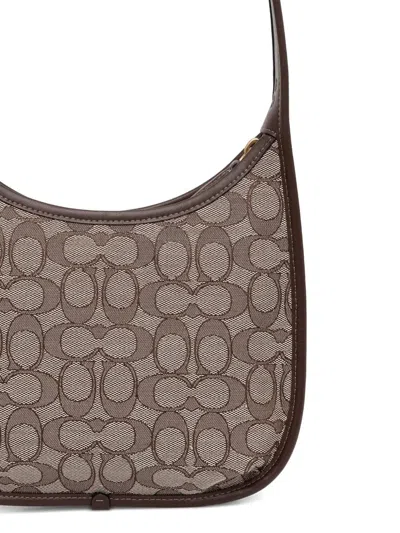 Coach Monogram Tote Bag In Gray