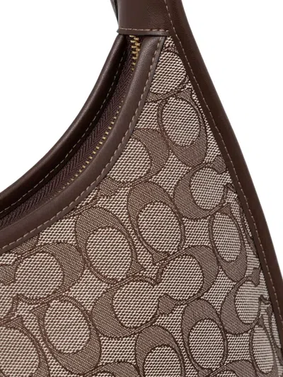 Coach Monogram Tote Bag In Gray