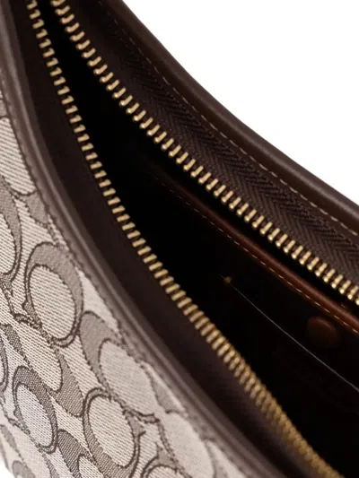 Coach Monogram Tote Bag In Gray