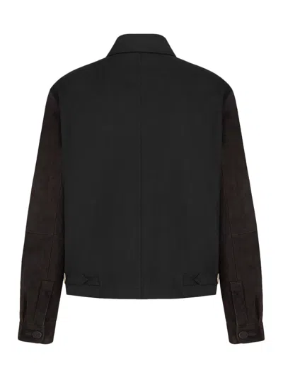 Dior Zipped Blouson Jacket With Christian  Paris Tag In Black