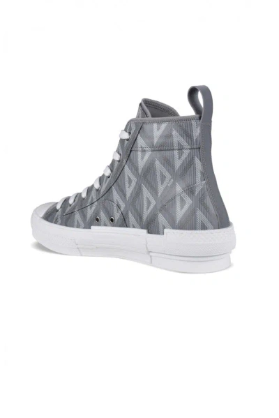 Dior Men Sneakers B23 In Gray