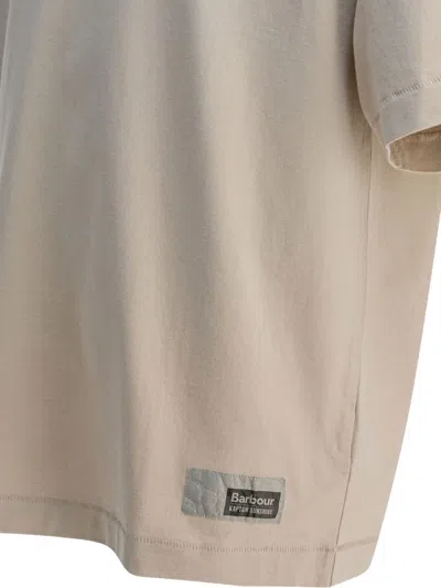 Barbour Kaptain Sunshine Graphic Print T-shirt In Neutral