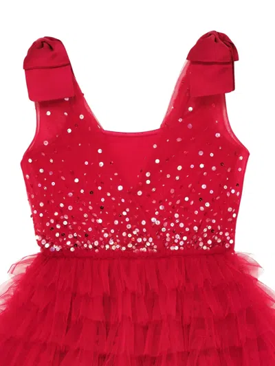 Tutu Du Monde Euphoria Sequin-embellished Tutu Dress In Red
