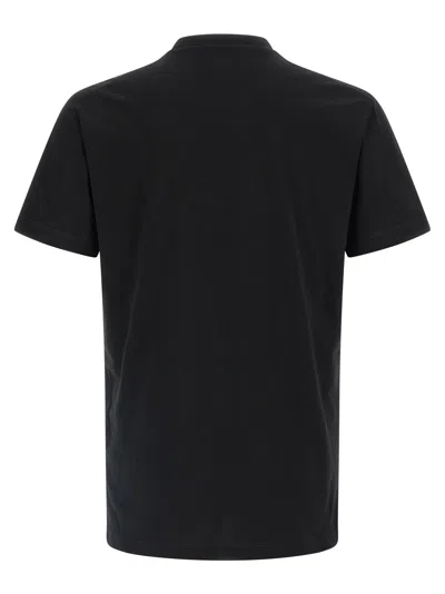 Dsquared2 Black T-shirt With 30th Anniversary Pink Print In Black