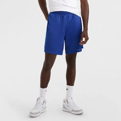 Champion 9" Classic Mesh Shorts, C Logo In Blue