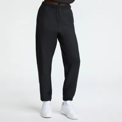 Champion Essentials Reverse Weave Cinched Bottom Sweatpant In Black