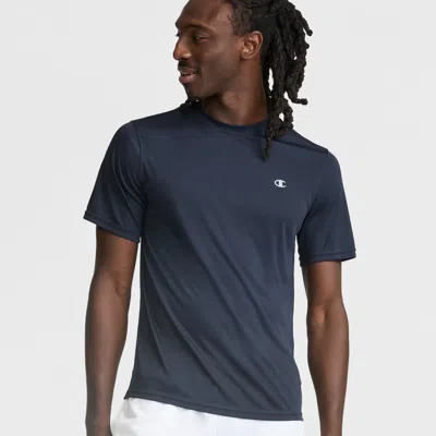 Champion Sport T-shirt, Reflective C Logo In Blue