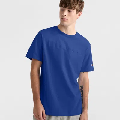 Champion Classic Graphic T-shirt, Tonal Script Logo In Blue