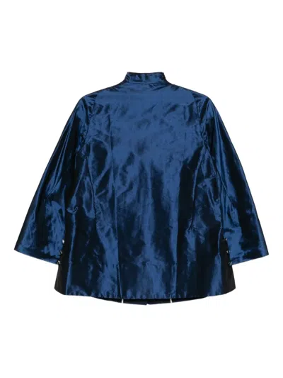 Shiatzy Chen Scope-of-curve Jacket In Blue