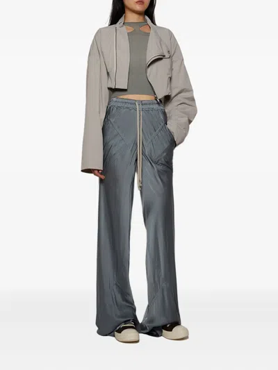 Rick Owens Leather Sneaker In Black